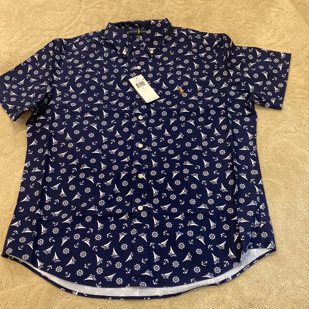Polo Ralph Lauren Button Down Short Sleeve Shirt NWT